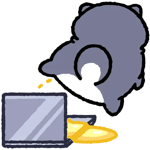 💻 Эмодзи «Дук» для Telegram