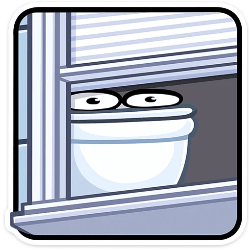 😕 Стикер «Чак» для Telegram