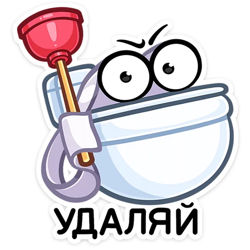 😡 Стикер «Чак» для Telegram