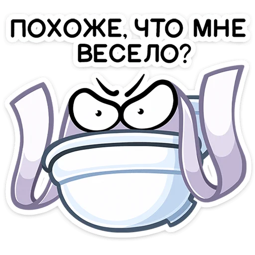 😠 Стикер «Чак» для Telegram
