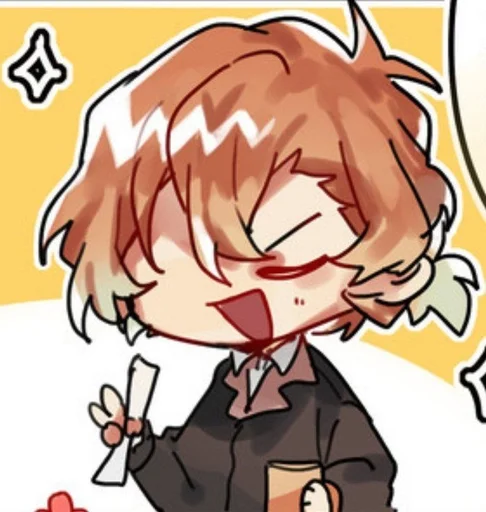 🍷 Стикер «Chuuya Nakahara» для Telegram