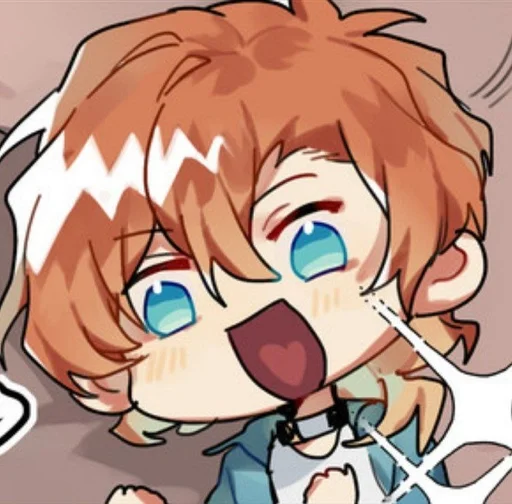 🍷 Стикер «Chuuya Nakahara» для Telegram