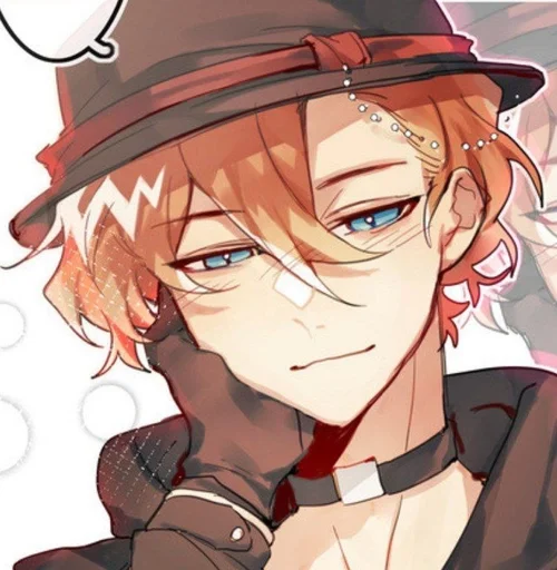 🍷 Стикер «Chuuya Nakahara» для Telegram