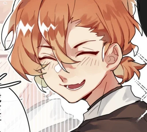 🍷 Стикер «Chuuya Nakahara» для Telegram