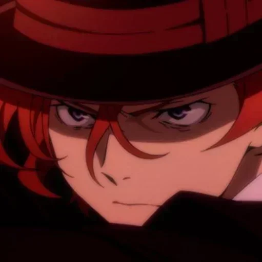 〰 Стикер «Chuuya Nakahara Bungou Stray Dogs» для Telegram