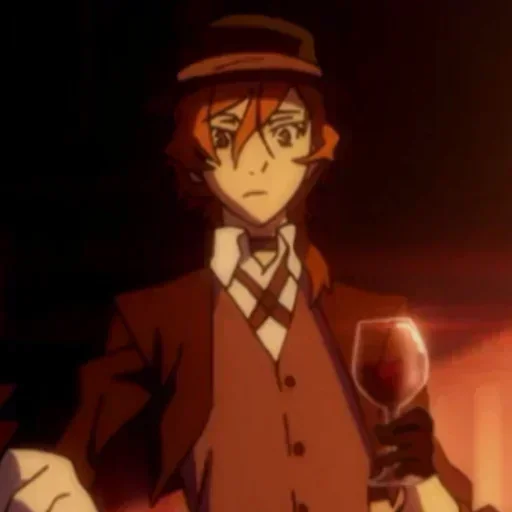 〰 Стикер «Chuuya Nakahara Bungou Stray Dogs» для Telegram