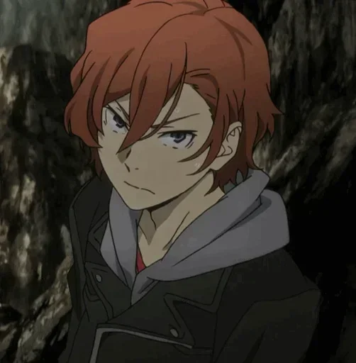 〰 Стикер «Chuuya Nakahara Bungou Stray Dogs» для Telegram
