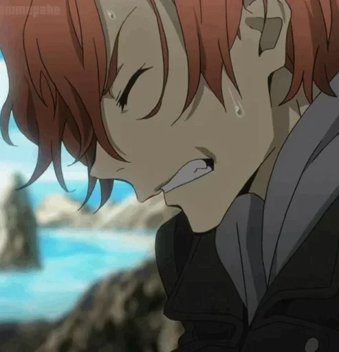 〰 Стикер «Chuuya Nakahara Bungou Stray Dogs» для Telegram