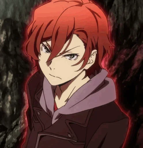 〰 Стикер «Chuuya Nakahara Bungou Stray Dogs» для Telegram
