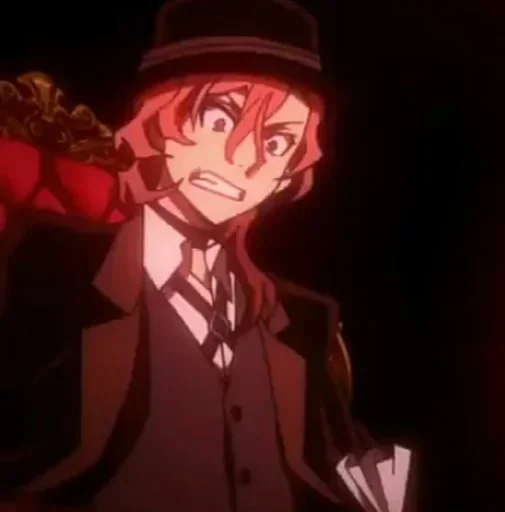 〰 Стикер «Chuuya Nakahara Bungou Stray Dogs» для Telegram