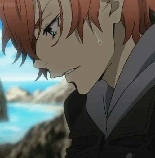〰 Стикер «Chuuya Nakahara Bungou Stray Dogs» для Telegram