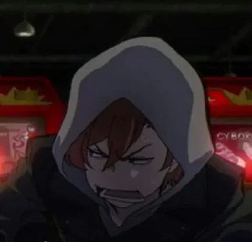 〰 Стикер «Chuuya Nakahara Bungou Stray Dogs» для Telegram