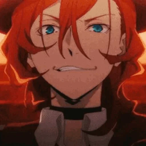 〰 Стикер «Chuuya Nakahara Bungou Stray Dogs» для Telegram