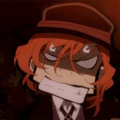 〰 Стикер «Chuuya Nakahara Bungou Stray Dogs» для Telegram