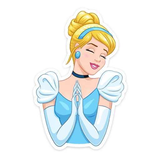 😌 Стикер «Золушка» для Telegram