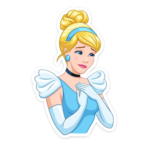 ☺️ Стикер «Золушка» для Telegram
