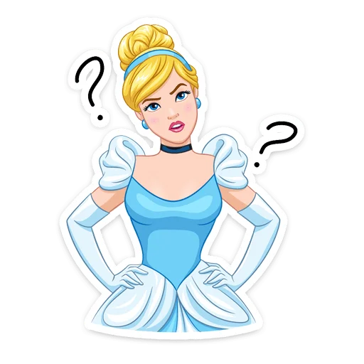 🤔 Стикер «Золушка» для Telegram