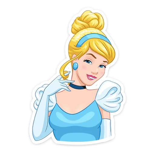 ☺️ Стикер «Золушка» для Telegram