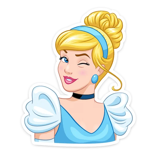 😉 Стикер «Золушка» для Telegram
