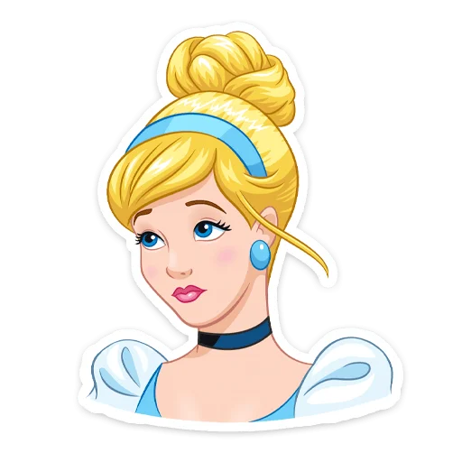 🙂 Стикер «Золушка» для Telegram