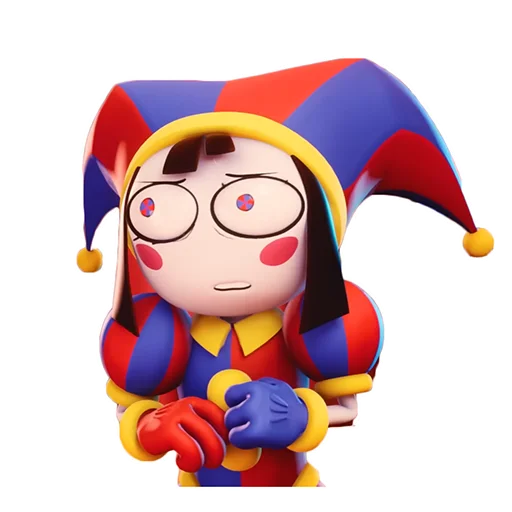 😔 Стикер «THE AMAZING DIGITAL CIRCUS» для Telegram