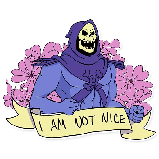 Стикерпак Skeletor для Telegram — скачать