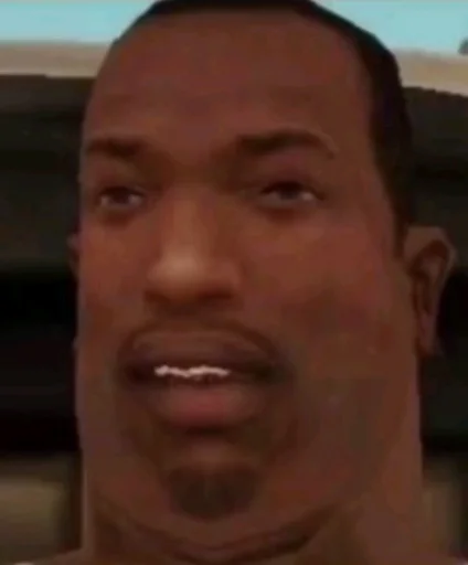 😐 Стикер «CJ / Gta san andreas» для Telegram
