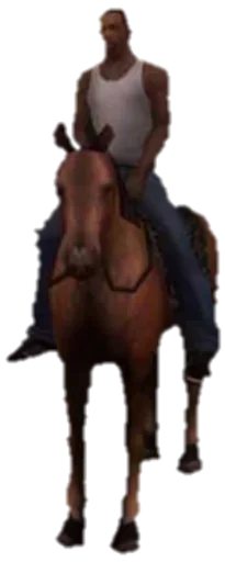 🐎 Стикер «CJ / Gta san andreas» для Telegram