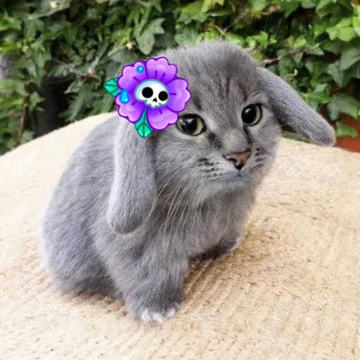 🤩 Стикер «кот и куки» для Telegram