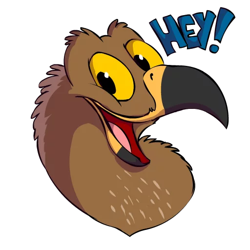 Стикерпак Clanga (Spotted Eagle) для Telegram — скачать