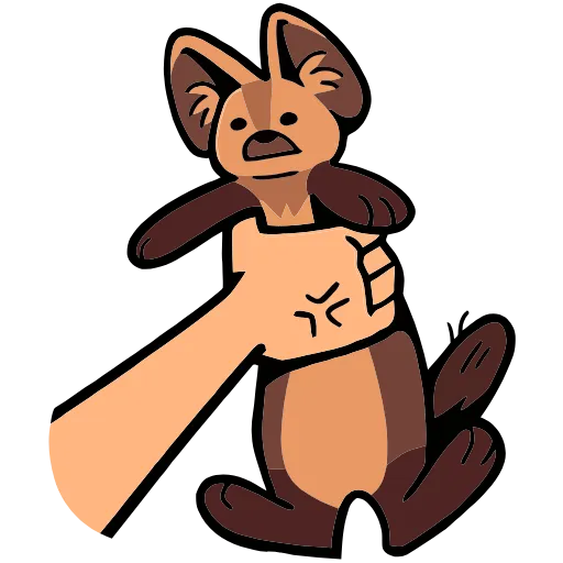 😐 Эмодзи «Коготок» для Telegram