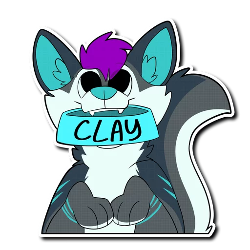 🍽 Стикер «Clay» для Telegram