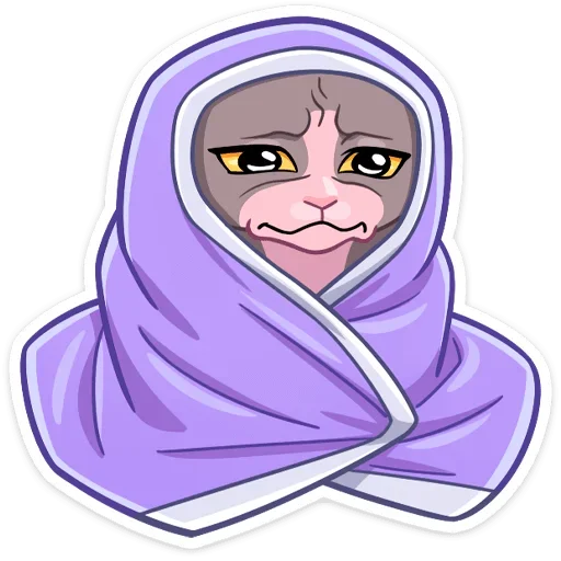 ☹ Стикер «Клео» для Telegram