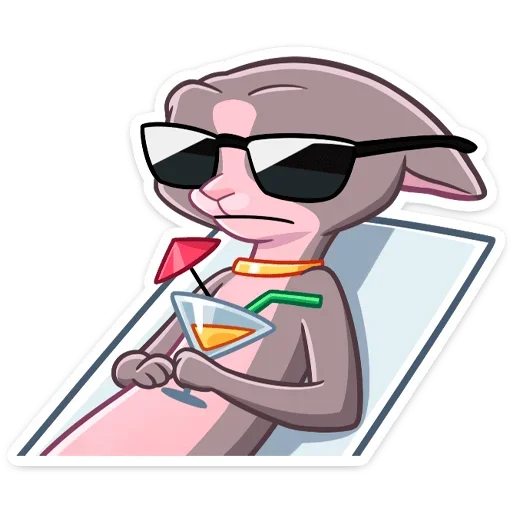 😎 Стикер «Клео» для Telegram