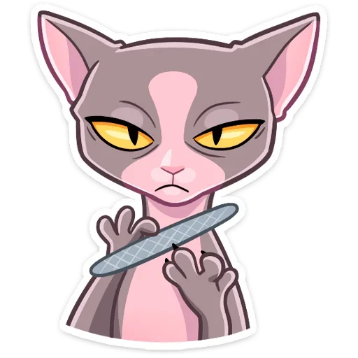 😐 Стикер «Клео» для Telegram