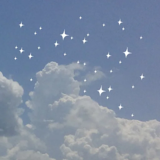 ☁️ Стикер «Clouds & Stars» для Telegram