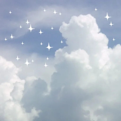 ☁️ Стикер «Clouds & Stars» для Telegram