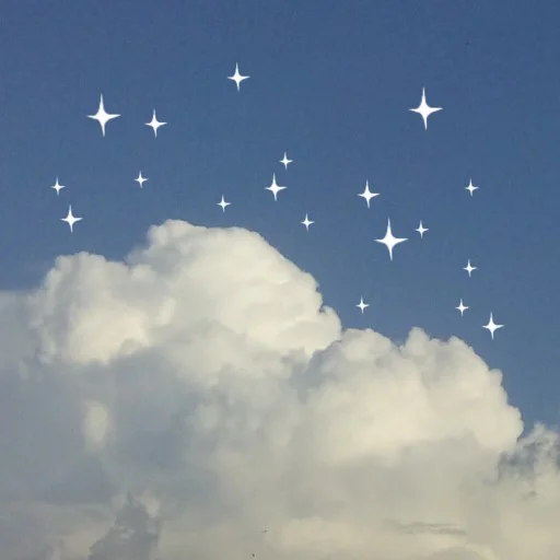 ☁️ Стикер «Clouds & Stars» для Telegram