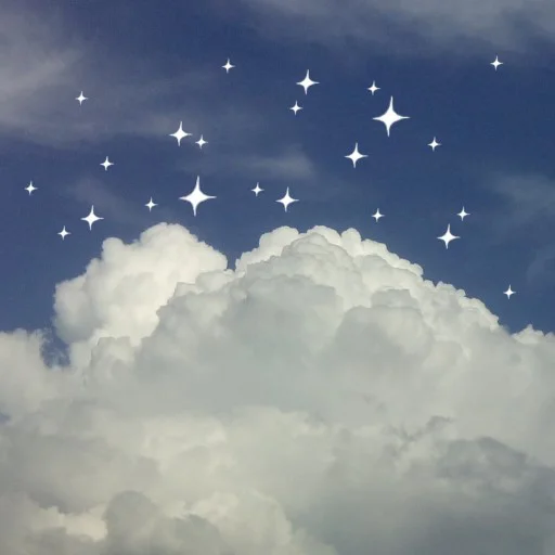 ☁️ Стикер «Clouds & Stars» для Telegram