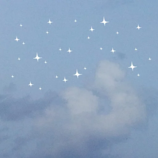☁️ Стикер «Clouds & Stars» для Telegram