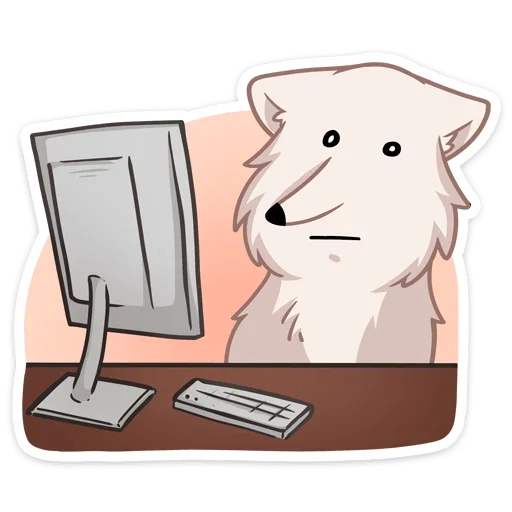 😐 Стикер «Клауд» для Telegram