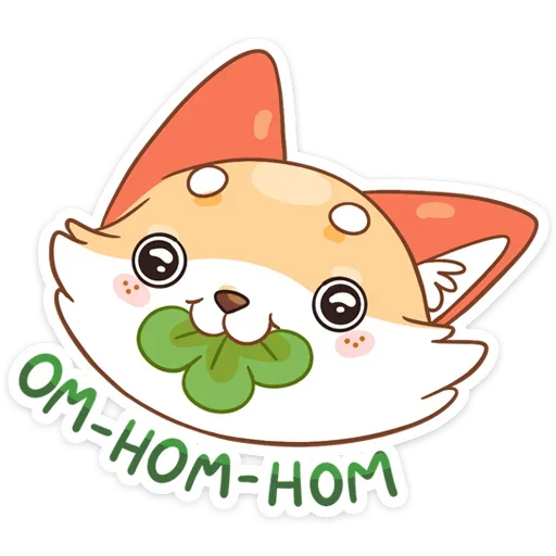 ☺️ Стикер «Клеверок» для Telegram