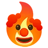 🔥 Эмодзи «clowns» для Telegram