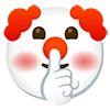 🤫 Эмодзи «clowns» для Telegram