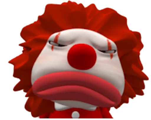 😐 Стикер «Clown» для Telegram