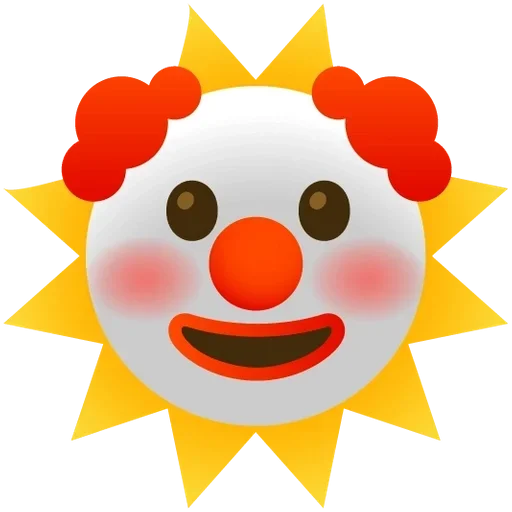 🌞 Стикер «Clown Клоун» для Telegram