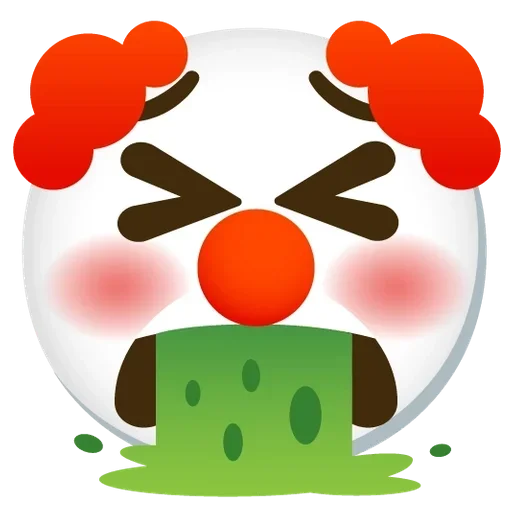 🤮 Стикер «Clown Клоун» для Telegram