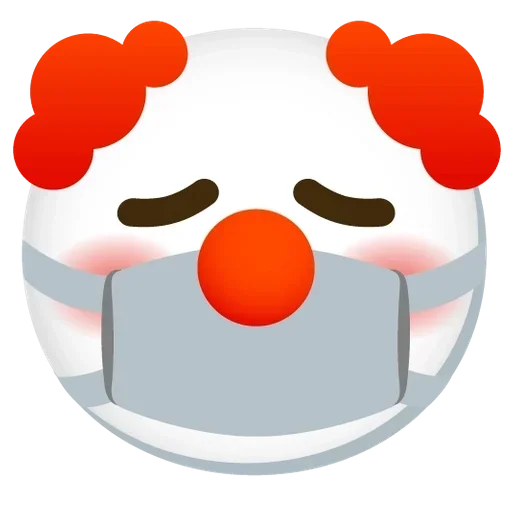 😷 Стикер «Clown Клоун» для Telegram