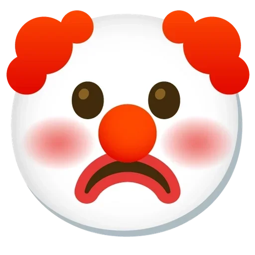 ☹️ Стикер «Clown Клоун» для Telegram