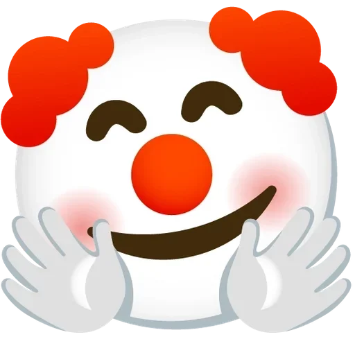 🤗 Стикер «Clown Клоун» для Telegram
